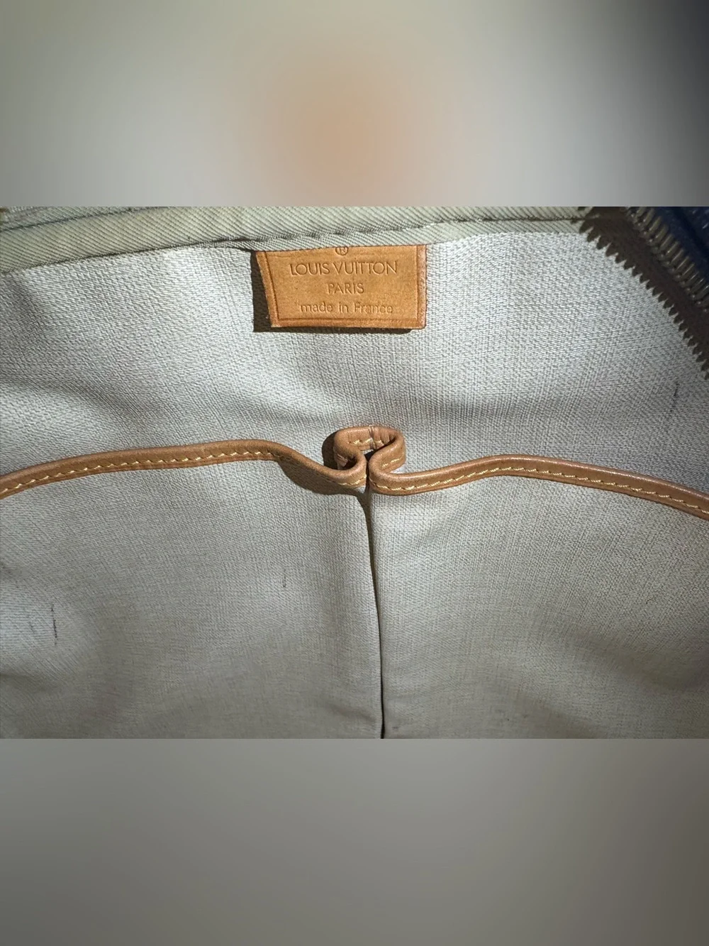 Louis Vuitton Deauville bag in monogrammed canvas 1997vintage highly sought +COA